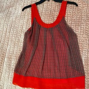 New York & Company dressy printed blouse tank